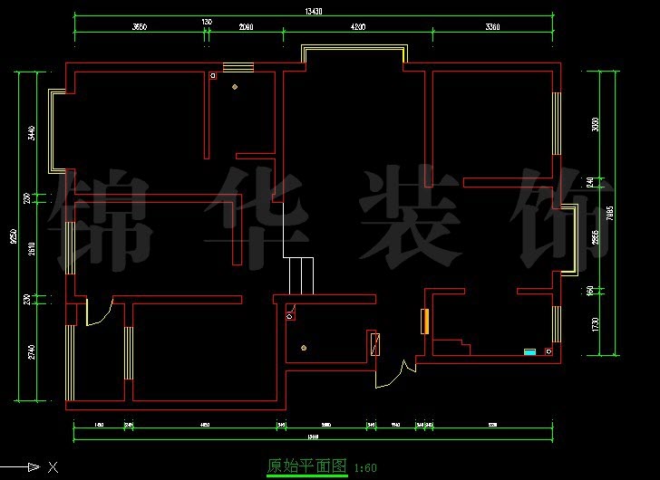 阿爾卡迪亞四室兩廳140平米 戶(hù)型